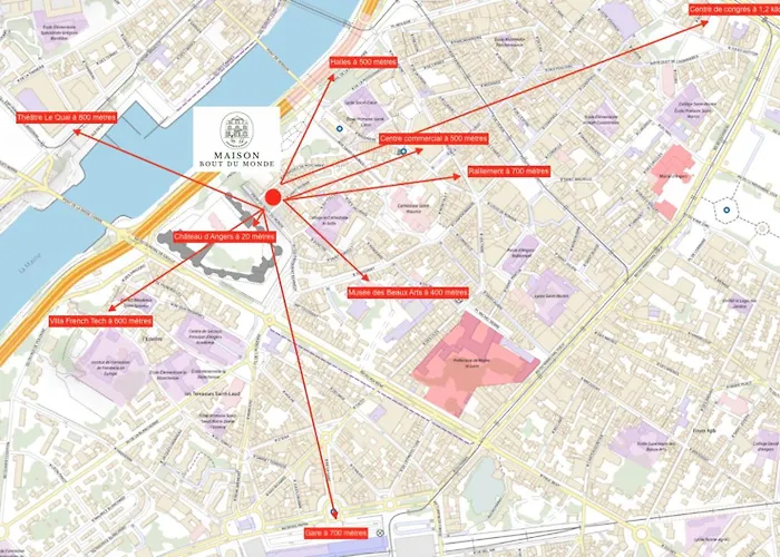 Lägenhet Maison Bout Du Monde Chateau Hyper Centre *